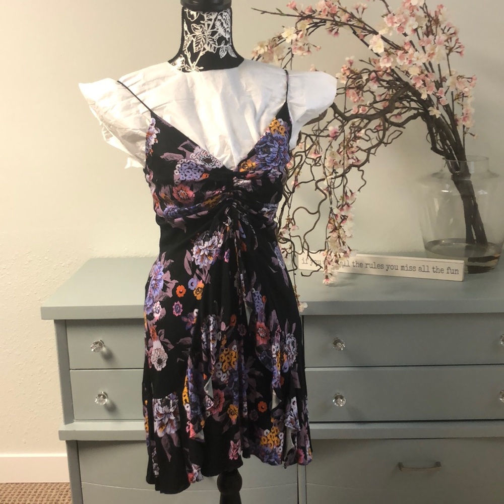 NWT Free People Floral Print Dress